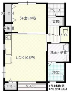 聖(Hijiri)A棟【1階】の間取り