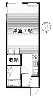 ホワイトプラザ玉村【2階】の間取り