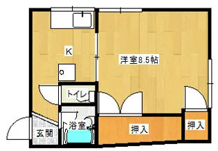 エルモア天満【2階】の間取り