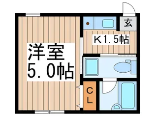 レガロ中山【1階】の間取り