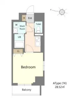 テラス阿佐ヶ谷【4階】の間取り
