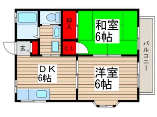 エステ-トオリド【2階】の間取り