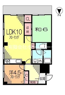 レジ東郷【1階】の間取り