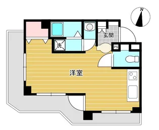 坂口小岩ビル【2階】の間取り