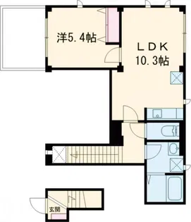 ソラーナ新宿【2階】の間取り