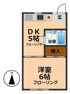 ユリアコーポ【2階】の間取り