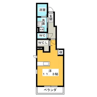 H・U・Harmonie【1階】の間取り