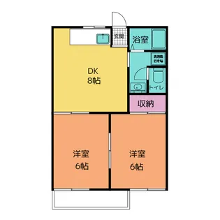 グランメゾンマリー【2階】の間取り