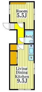 ハイツ平田【1階】の間取り