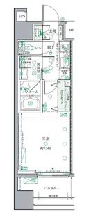 クレヴィスタ王子【10階】の間取り