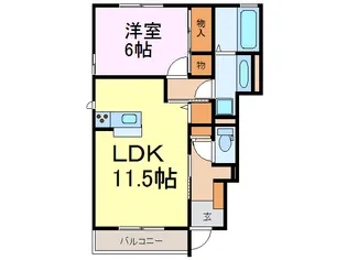 サンセールC・D【1階】の間取り