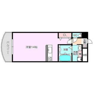 パルドミール【6階】の間取り