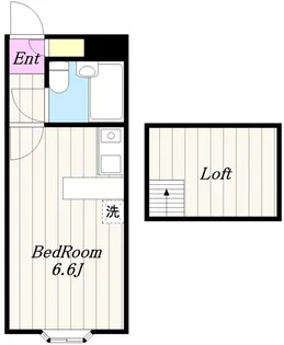 リファレンス愛甲石田【1階】の間取り