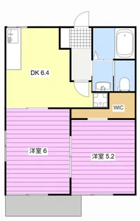 ドミール深谷A【1階】の間取り