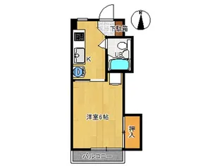 レジデンス信大東【2階】の間取り