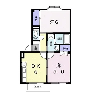 エステートKOIKE【2階】の間取り