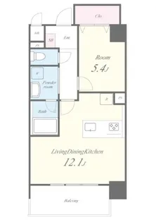 メッツァ森下【4階】の間取り