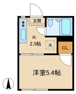 オークス目白【1階】の間取り