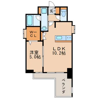 プレサンス丸の内城雅【12階】の間取り