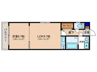 エクシア京都駅南【2階】の間取り