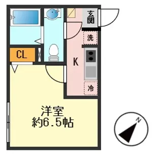 MUTE MINAMIKOIWA【2階】の間取り