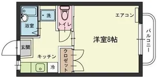 コーポブライトB【1階】の間取り