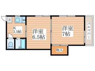 エスパシオ田無【2階】の間取り