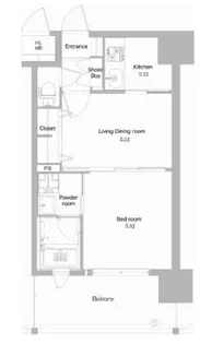 エンクレストNEO博多駅南【9階】の間取り
