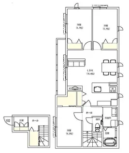 Navi 等々力I【2階】の間取り