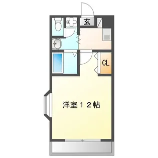 フィネス西本町【2階】の間取り