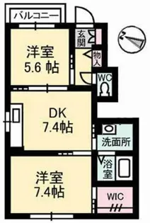 リラ・ショーカ【1階】の間取り