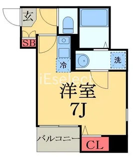コネクトパークヒルズ本千葉町【9階】の間取り