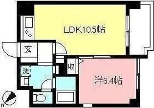 クレール【5階】の間取り