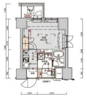 プレシャスハーモニー八王子【5階】の間取り
