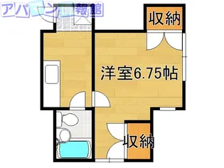 シェ・ガロンヌ近江B【2階】の間取り