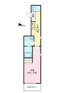 メゾン クレスト【2階】の間取り