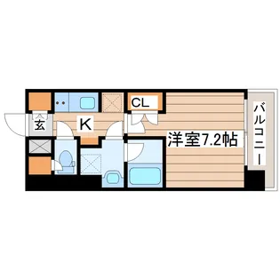 桜ヒルズ仙台榴岡【5階】の間取り