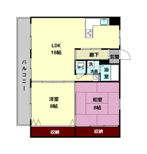 グレイス奥山【2階】の間取り