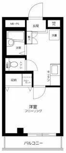 コンフォート日暮里【1階】の間取り