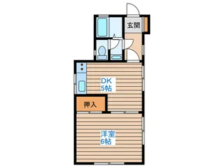 ヒルハイツ中野A【1階】の間取り