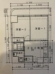 ホワイトアベニュー古谷【5階】の間取り
