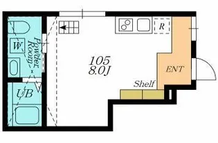 Growth Terrace 中目黒【1階】の間取り