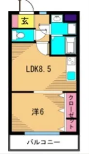 マンション三笠【3階】の間取り