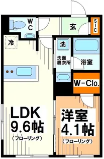 コンポジット渋谷本町【2階】の間取り