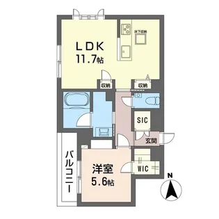 ル・ボヌール【1階】の間取り