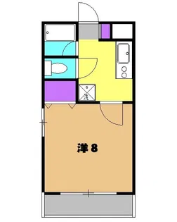 コーポみやび【2階】の間取り