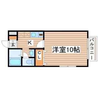 コートはなみずき【2階】の間取り