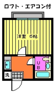 サンハイツ八千代台【2階】の間取り