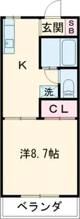 橘ハイツ【2階】の間取り