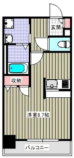 プレサンス天神橋ディオレ【3階】の間取り